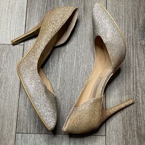 Chinese Laundry By Kristin Cavallari Formal Pointed Toe Heel Sparkly Gold Silver
